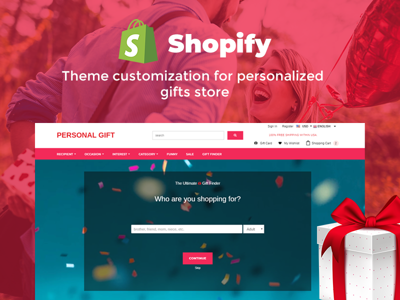 Ultimate Gift Finder – Shopify